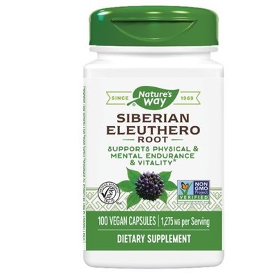 Siberian Eleuthero Root 100 Caps  by Nature's Way