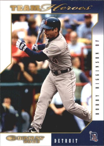 2003 Donruss Team Heroes Bobby Higginson #187 card