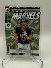 2024 Panini Donruss Clearly Rome Odunze RC Gridiron Marvels Case Hit SSP