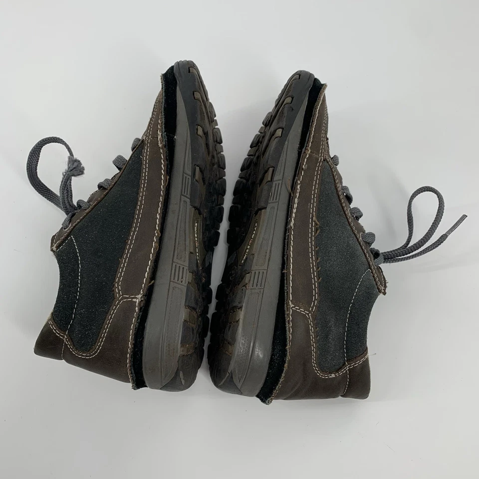 SwissGear Leather Lace Up Suede Casual Shoes Boots Size 6 Boys Brown Gray - Image 4 of 4
