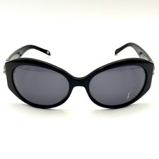 Brighton Czarina Jewel Sunglasses Black Oval Handmade Designer Fashion Frame 126
