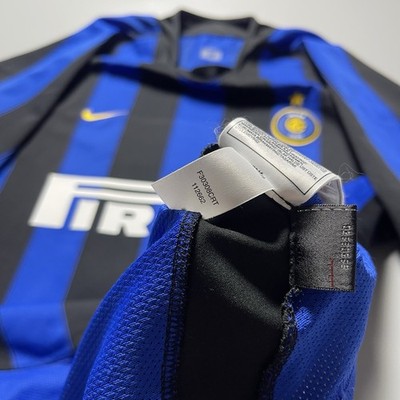 INTER MILAN NIKE 2003/2004 FOOTBALL HOME JERSEY #10 ADRIANO SIZE