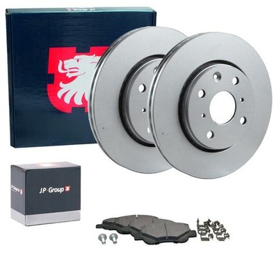 JP BREMSSCHEIBEN 247mm+ BELÄGE VORNE passend für TOYOTA AYGO PEUGEOT 107 108