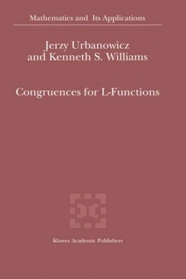 Urbanowicz - Congruences for L-Functions - New hardback or cased book  - X555z