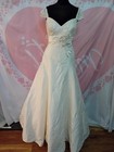 Wedding Dress size 12 ivory silk Sassi Holford check measurement U