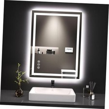 LED Bathroom Mirror with Lights, 24"x32" - UL Listed, 32"L x 24"W