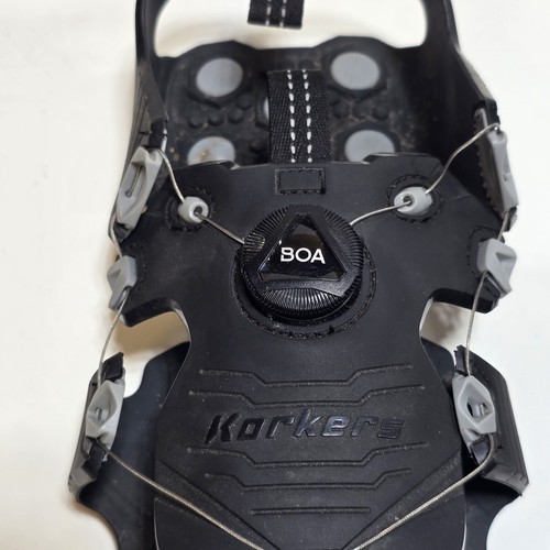 KORKERS ICE WALKER CLEATS SIZE SMALL WITH BOA QUICK LACING Mens 6-8 Womans 7-9 - Picture 4 of 8