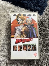 Mars Attacks Video Jack Nicholson Glenn Close Pierce Brosnan Vhs Tape