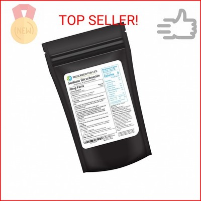 Prescribed For Life, Natural Sodium Bicarbonate (Baking Soda) Powder, 1 Lb Pouch