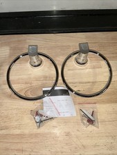 2 Pack Moen BH3885CH Genta LX Chrome Hand-Towel Ring for Bathroom Kitchen