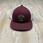 Pacific Headwear Mens Old South Apparel Logo Snap Back Flat Bill Hat Maroon