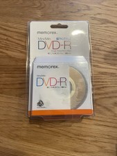Memorex Mini DVD-R for Camcorders 5 Pack 4X 1.4GB 30min Single Sided Sealed