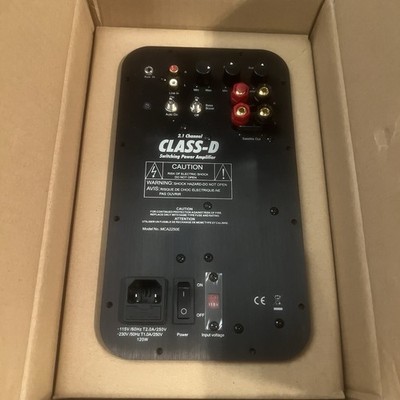 Dayton Audio MCA2250E 2.1 Channel Class D Plate Amplifier Open Box