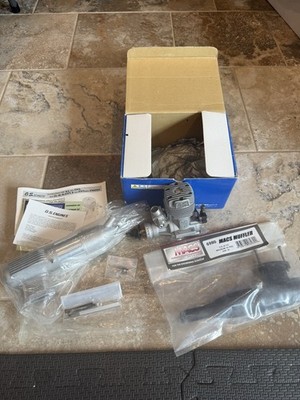 O.S 91FX #19021 w/MACS #6980 Black Muffler NIB
