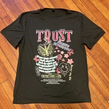 Street Life  Trust Believe Tee Shirt Black Size Medium  Unisex
