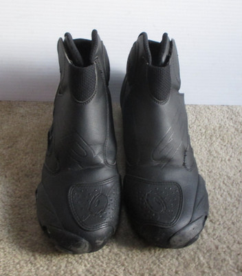 Sidi Blade Men's Motorcycle Black Mid Boots Size US 9.5