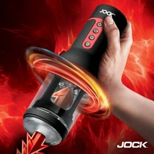 Auto Spin Spinning and Thrusting Masturbator Male Stroker Device Rechargeable ED