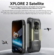 Blackview Xplore 2 Satellite 5G Phone 36GB 256GB Android 15 20000mAh NFC Black