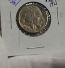 1938 D US Buffalo Nickel 5c Nice AU