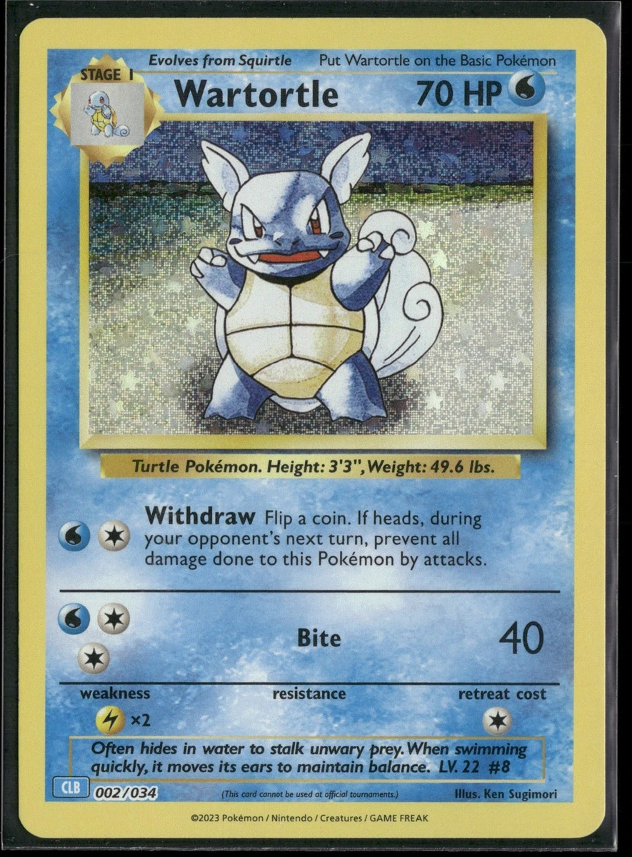 Wartortle Pokémon TCG Cards for sale | eBay