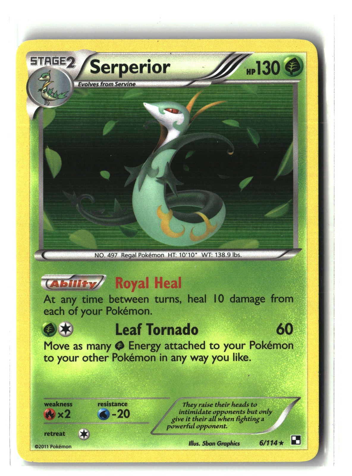 Black and White #6/114 Serperior (6)