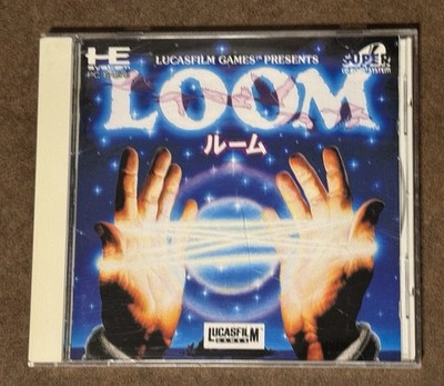 Loom PC Engine Super CD ROM2 Lucasfilm Japan Import US Seller TESTED