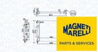 Magneti Marelli 350213151100 KüHler FüR MotorküHlung MotorküHler