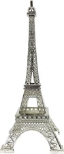 allgala Eiffel Tower Statue Decor Alloy Metal, and Size (07", 07, Silver 