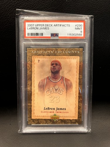 2007-08 Upper Deck Artifacts LeBron James #230 PSA 9
