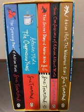 Adrian Mole 5 Book Box Set by Sue Townsend – Diary Series Collection – Humour Co