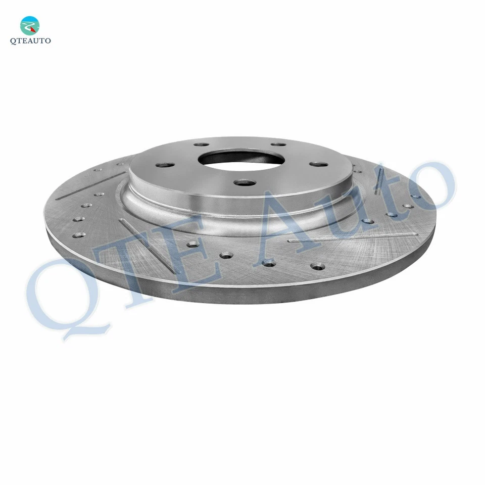 Rotores de freno traseros perforados 305 mm para RAM C/V 2012-2015 excepto frenos de alta resistencia Foto 3 de 4