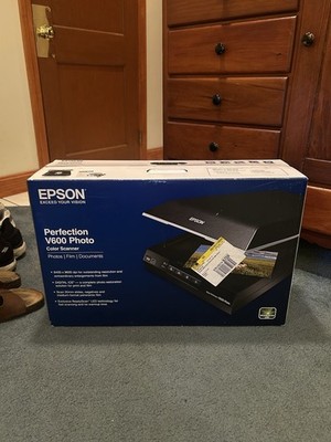 NEW, FACTORY SEALED Epson Perfection V600 Scanner, Comes With Everything
