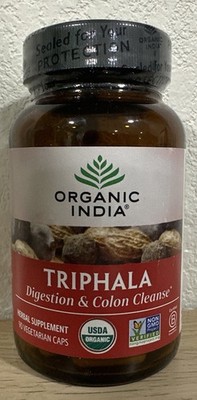 Organic India Triphala Digestion & Colon Cleanse 90 Capsules
