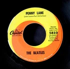 The BEATLES - Penny Lane (2:57) / Strawberry Fields Forever psych '67 Capitol 45