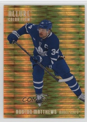 2025 Allure Color Flow Orange Yellow Spectrum 73/299 Auston Matthews #CF-26 1u8t