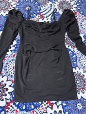 Forever 21 Womens Black Short Dress Size Large New With Imperfections 