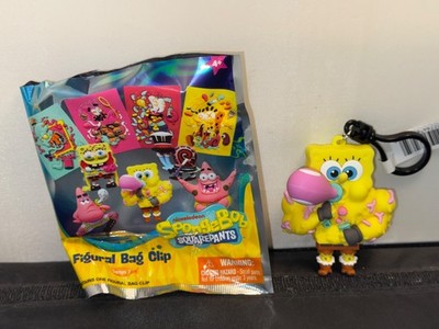 Monogram Nickelodeon SpongeBob SquarePants Figure #1 3D Foam Bag Clip Keychain