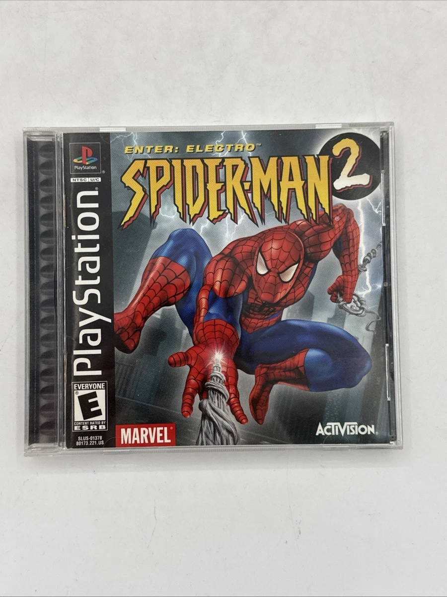 Sony PlayStation 1 Spider-Man 2: Enter-Electro Video Games for