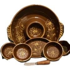 Williams Sonoma Olive Dip Bowl Set