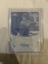 2021 Leaf XRC Draft Printing Plate Jose Salas 1/1 Cyan PP SSP Rare