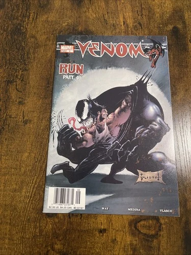 Venom #9 (8.5 VF+) Newsstand Variant - Run - Wolverine - 2004