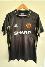 Manchester United Retro Away 1998 Giggs 11 Print Football Soccer Jersey