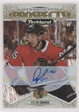 2018 Upper Deck Parkhurst Prominent Prospects Gold Dylan Sikura #PP-24 Auto p0r