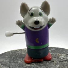 Chuck E Cheese Wind Up Walking Mouse Toy FunExpress ** WORKS**