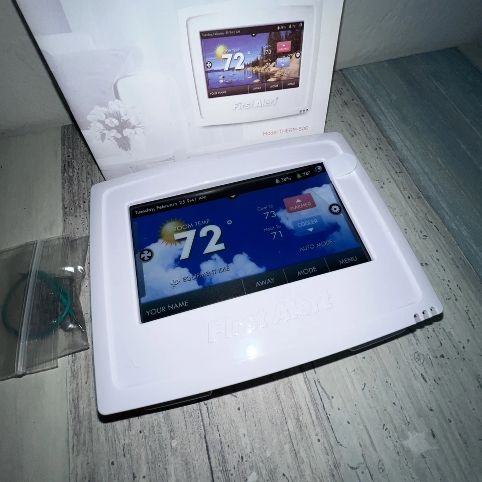 First Alert Onelink Wi-fi Onelink Thermostat Therm-500 **NEW** - Image 3 of 4