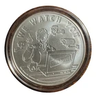 1 oz 2016 Silver Shield WE WATCH YOU BU .999 silver COA Pyramid of Power Series