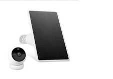 Wasserstein Solar Panel for Noorio B200/B210 Outdoor Security Cameras - White