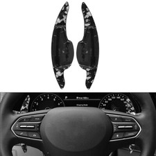 Prolunga paletta cambio volante per Hyundai LAFESTA IX35 PALISADE nero