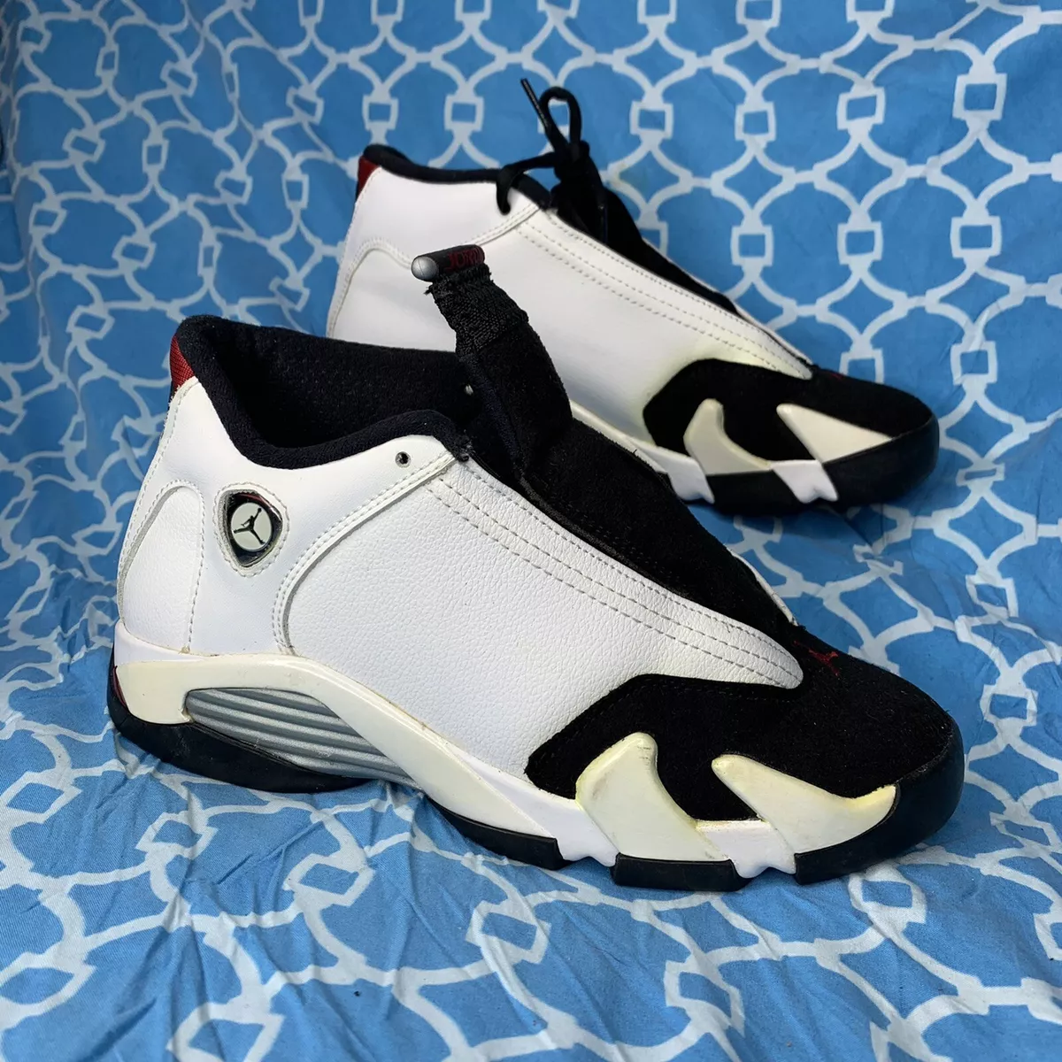 Koordinere Dum kop Nike Air Jordan 14 Women's size 6 Black toe retro OG taxi Oreo rare Wmns |  eBay