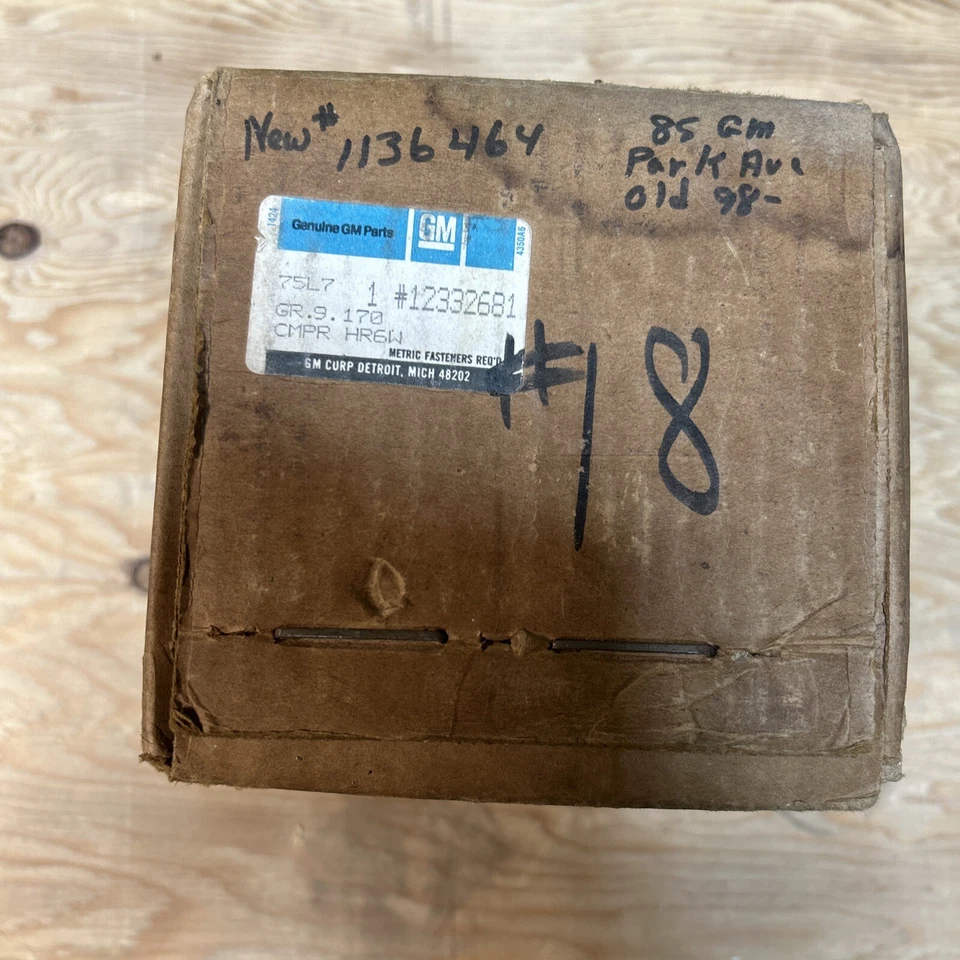 NOS Buick Electra Lesabre Olds 88 98 GM OEM A/C Compressor 57259 12332681 - Image 2 of 4